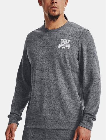 UA Rival Terry Graphic Crew - Mens