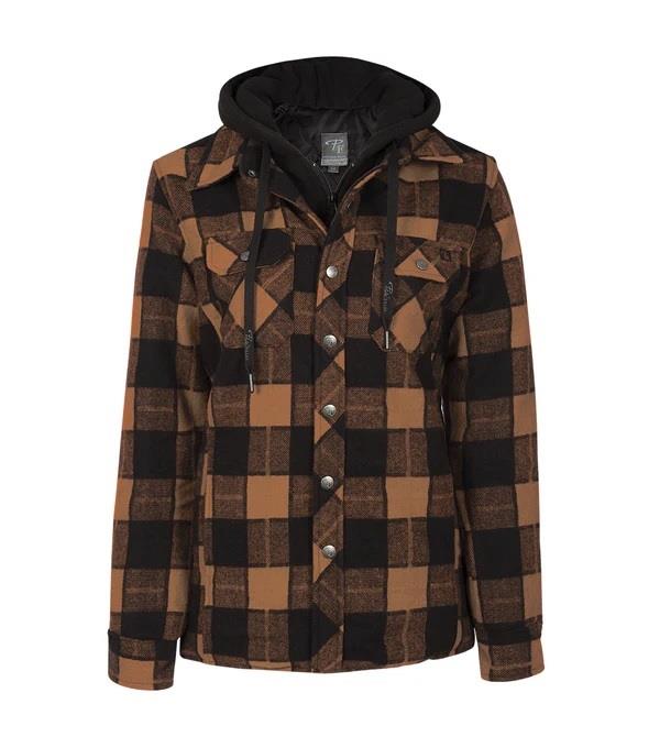 P&amp;F Quilted Work Shirt/Jacket - Womens