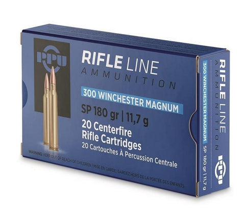 PPU 300 Win Mag 180Gr SP  - 20Rds