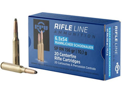 PPU 6.5X54 MANNLICHER-SCHONAUER 156Gr SP - 20Rds