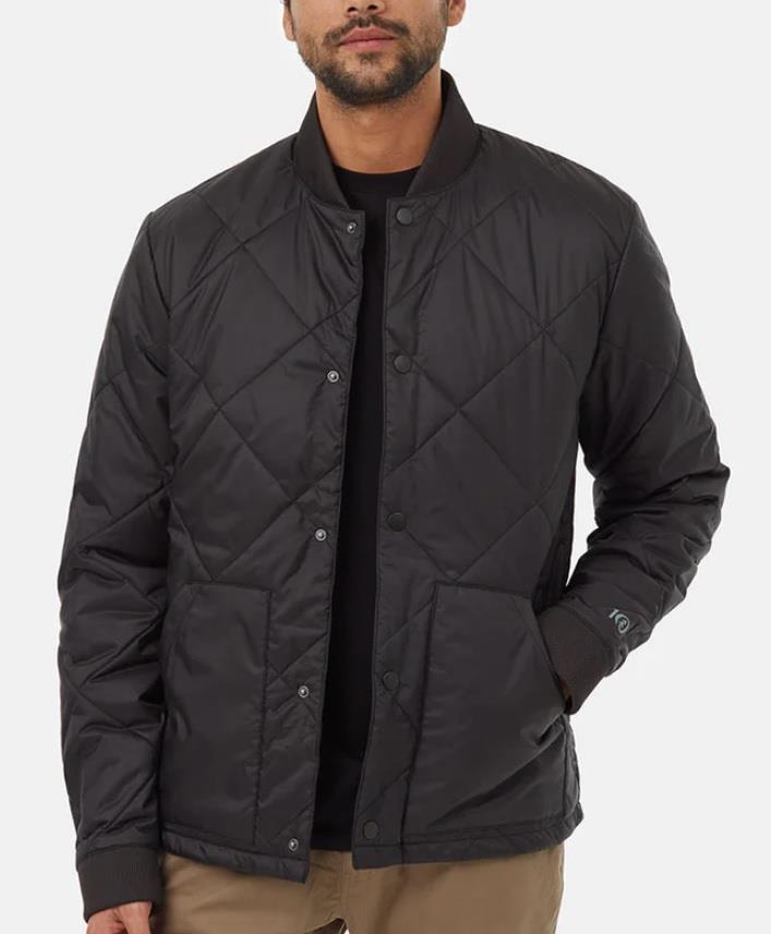 Ten Tree Diamond Padded Bomber Jacket - Mens