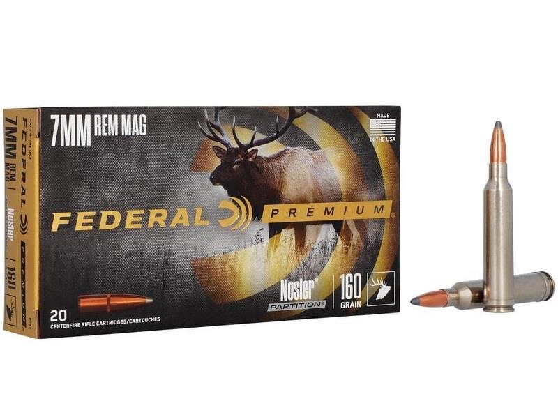 Nosler Partition 7mm Rem Mag 160 Grain