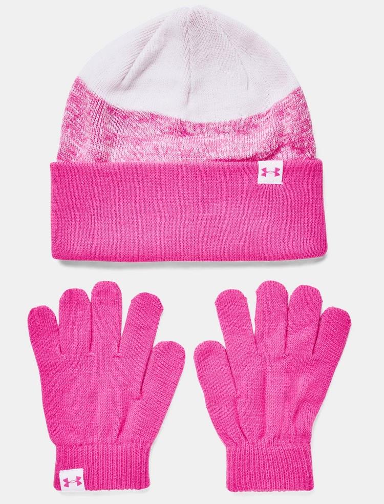 UA Beanie & Gloves Combo - Girls