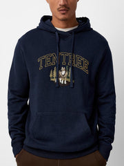 Ten Tree Collegiate Wolf Hoodie - Mens