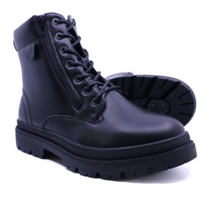 Men's Double Zipped Laces Boots