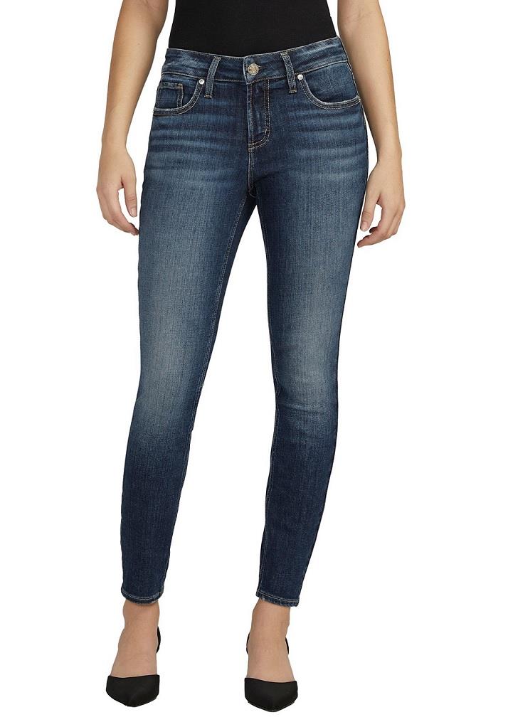 Women's Elyse Mid Rise Comfort Fit Skinny Jeans