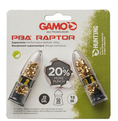 Gamo PBA Raptor Pellets .22Cal - 50ct