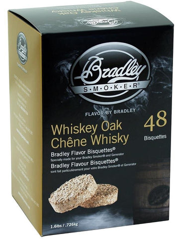 Whiskey Oak Wood Bisquettes - Pk of 48