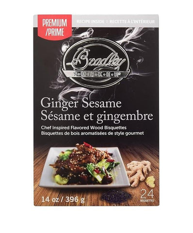 Ginger Sesame Wood Bisquettes - Pk of 24