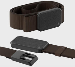 Groove Belt Gun Metal/Brown