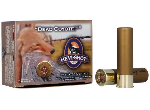 Dead Coyote 12GA T Shot, 3-1/2 in, 1-5/8 oz, 1350 fps - 10 Shotshells