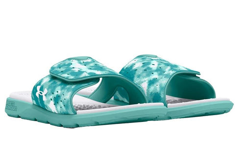 UA Ignite Graphic Strap Slides - Womens
