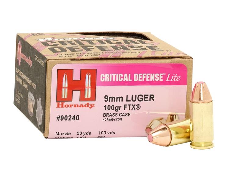 Critical Defense Lite 9mm Luger, 100 Gr., FTX - 25 Count