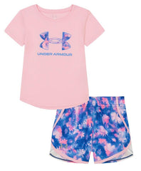 UA Faded Blooms Logo Shorts Set (12M-24M)