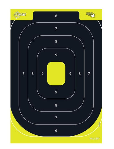 EZ Aim Splash Reactive Paper Shooting Targets, Silhouette