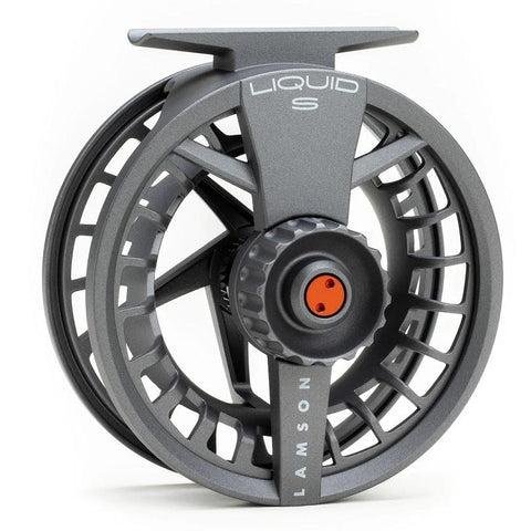 Lamson Liquid S -9+ Fly Reel - Smoke