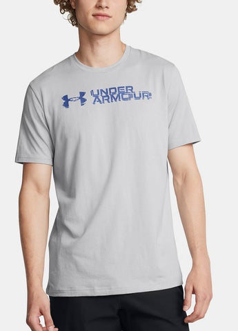 UA Sliced Wordmark Short Sleeve - Mens
