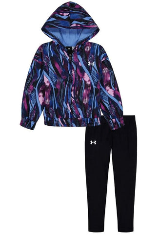UA Full-Zip Hoodie Set(4-6x) - Girls