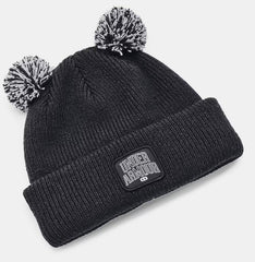UA Halftime Double Pom Beanie - Kids