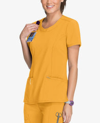 Infinity Round Neck Scrub Top - Womens