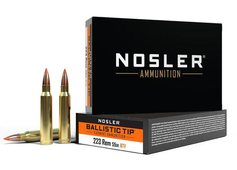 223 Rem 55Gr BT Varmint Ammunition - 20Rds