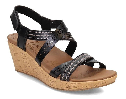 Skechers Beverlee - Delicate Glow Wedge Sandals
