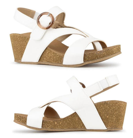 Alberto Wedge Sandals Firework