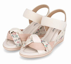 Piccadilly Wedge Sandals - Floral