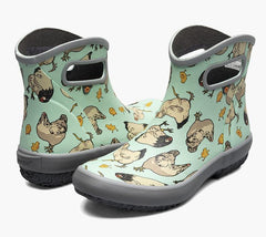 Garden Boots - Patch Slip Ons