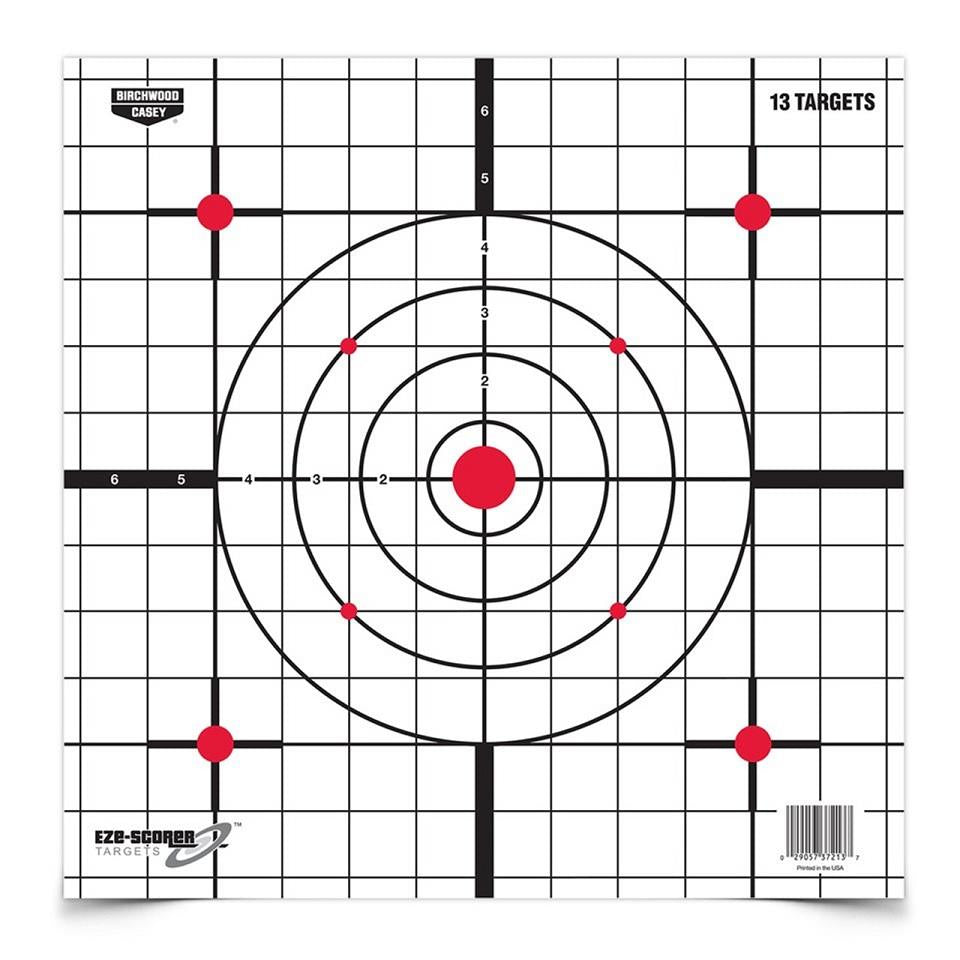 Eze-Scorer 12 Inch Sight-In Paper Target - 13 Pack