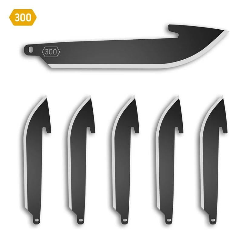 3" Drop Point Replacement Blades - 6 Pack