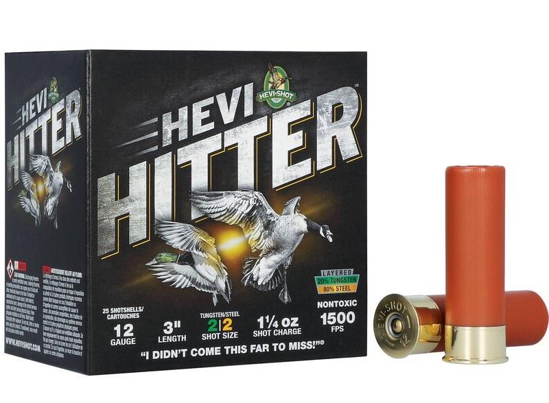 HEVI-Hitter 12GA #2, 3", 1-1/4 oz, 1500 fps - 25 Shotshells