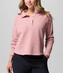 Holly Hideaway Waffle Half Snap Shirt