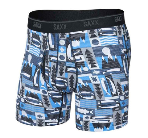 Quest Quick-Dry Mesh Boxer Brief 6"