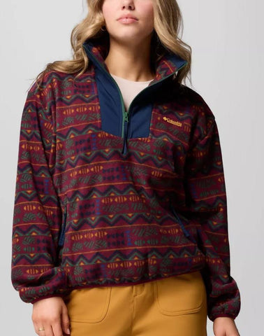Sequoia Grove Printed Half Zip Jacket