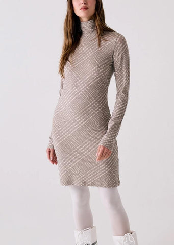 Dynamic Turtleneck Dress