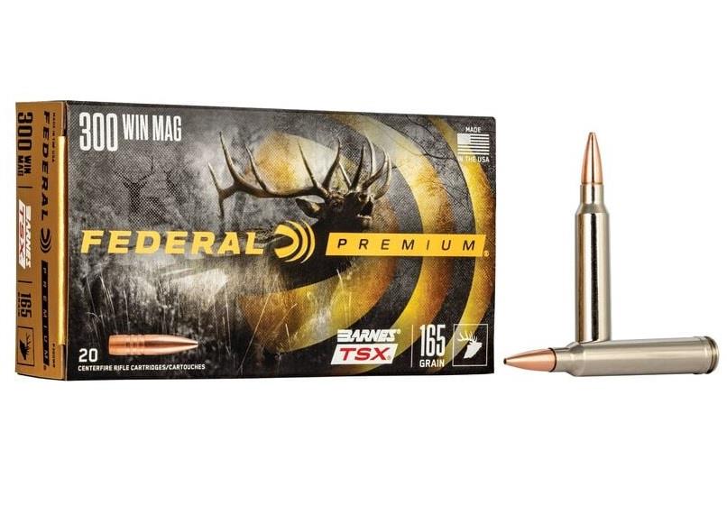 Barnes TSX, 300 Win Mag, 165 Gr., 3050 fps - 20Rds