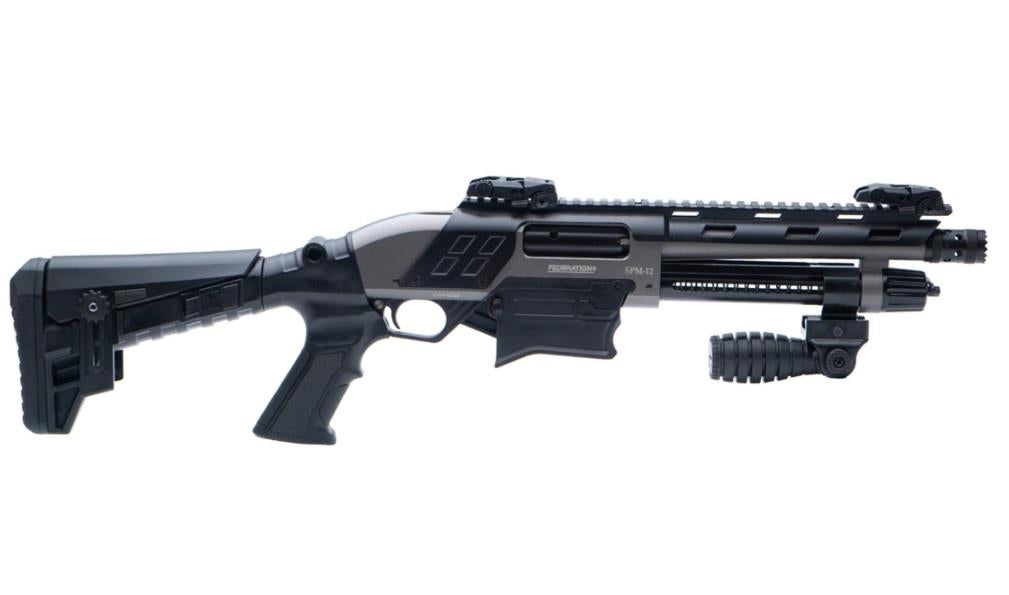 SPM-12 Mag-Fed 12GA 9"BBL, Stealth Grey