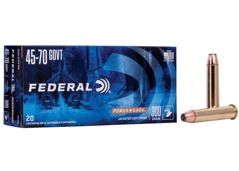 Power-Shok, 45-70 Govt 300Gr, JSP 1850FPS - 20/Box