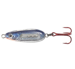 Glass Buck Shot Spoon 1/4oz, #8 - Silver Shiner