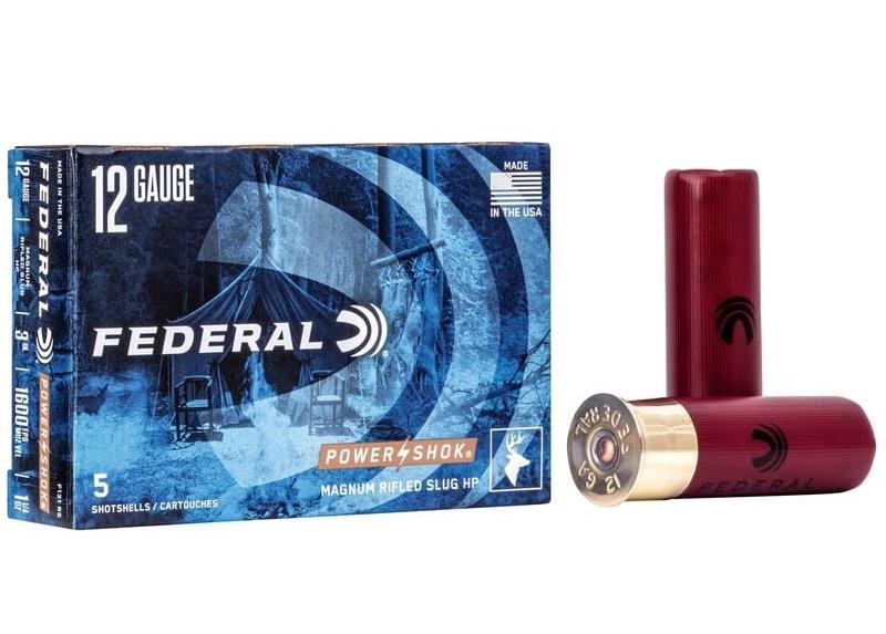 Power-Shok Rifled Slug 12Ga, 547 Grain, 3", 1600 fps - 5 Qty