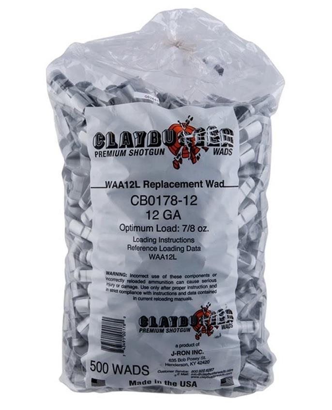 Claybuster Wads 12GA - 500 Wads