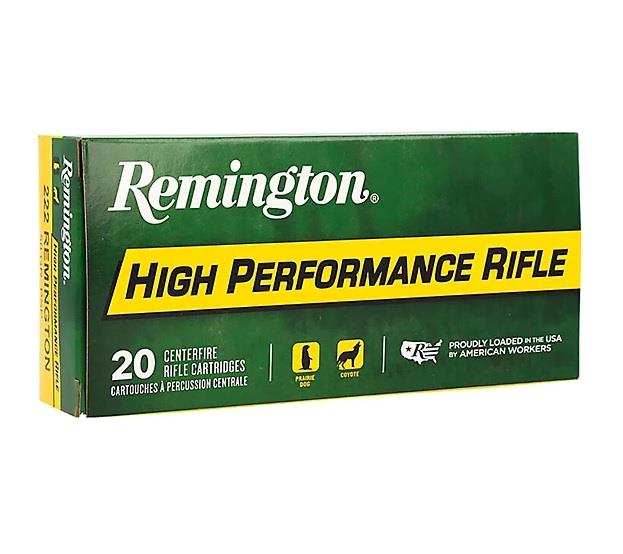High-Performance Rifle .222REM 50GR - 20 Rounds