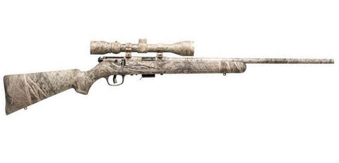 Savage 93R17 XP 17 HMR Mossy Oak Brush W/ Bushnell 3-9x40 Scope