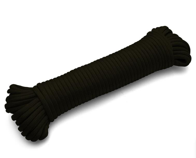 Paracord 50' Nylon Black