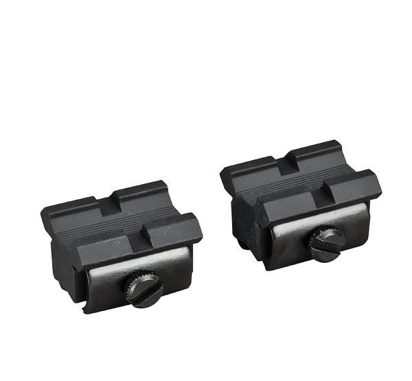 Weaver T-22 Base Pair 3/8" Dovetail (Matte Black)