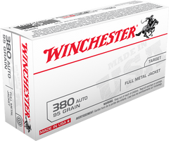 Winchester USA 380 Auto 95 Gr. FMJ