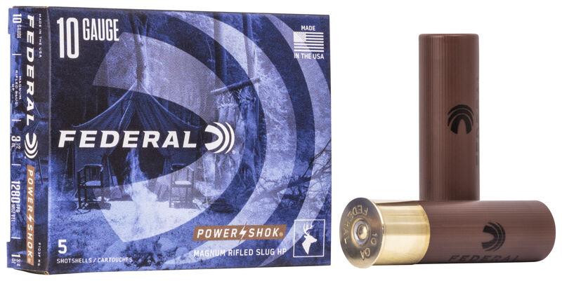 Federal Power Shok Rifled Slug 10 Gauge 3-1/2&