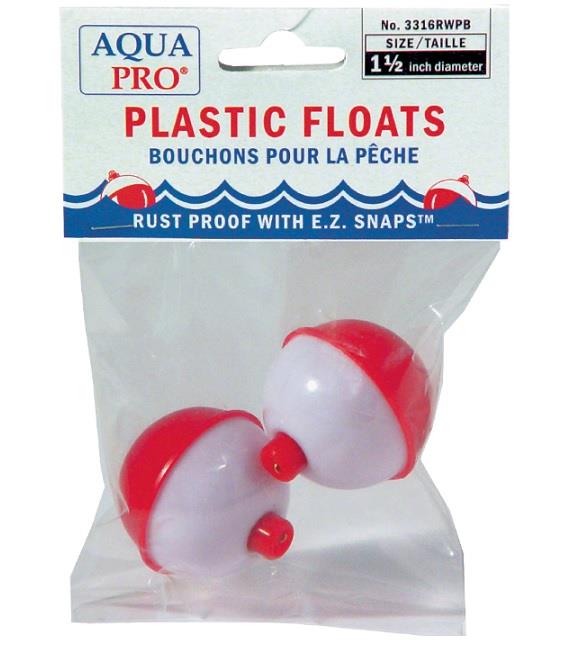Compac Red &amp; White Bobbers 1-1/2"