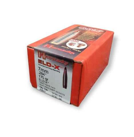 Hornady Bullets 7mm .284" 175GR ELD-X - 100 QTY